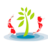 Customer profile logo