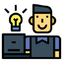 Customer profile logo