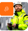 Customer profile logo