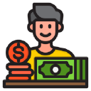 Customer profile logo