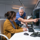 Customer profile logo