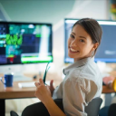 Customer profile logo